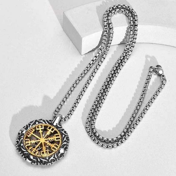 Other - HELM of Awe & Sol 2-sided Amulet / Pendant